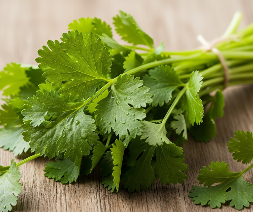 Coriander thrives in mild spring weather, grows quickly in small pots, and gives you fresh leaves before summer heat causes bolting.